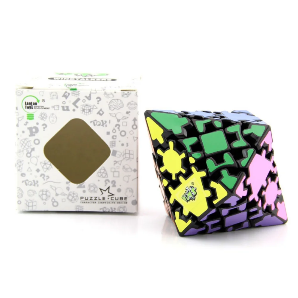 LanLan Gear Dodecahedron Cone Rhombic Magic Cube Professional Speed Puzzle