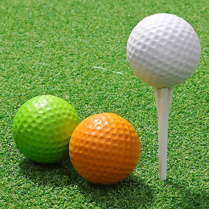 5Pcs PU Foam Solid Sponge Soft Golf Balls For Indoor Golf Practice Ball 4.27cm/1.68inch Children\'s Toys Golf Accessories