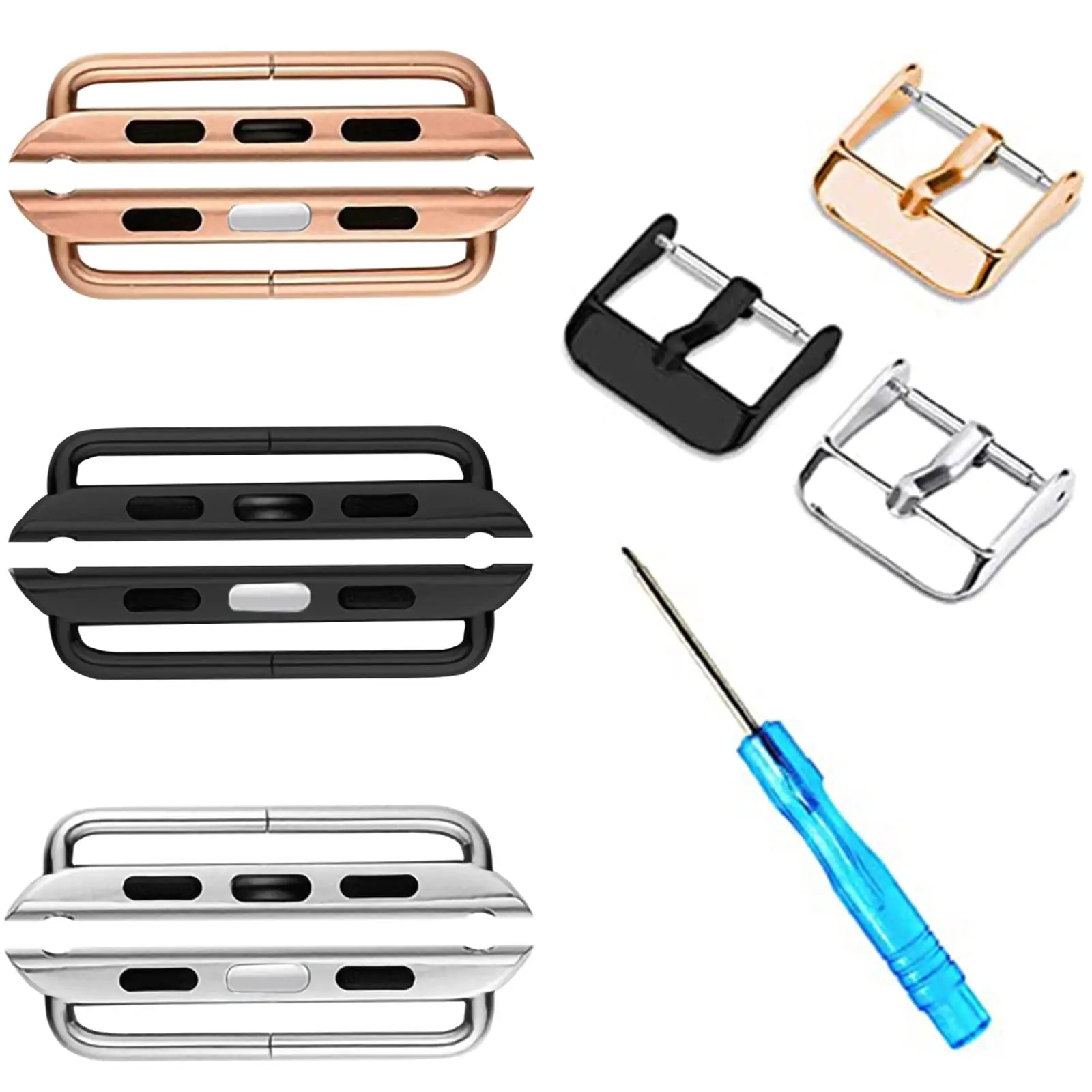 Mixed strap connectors set For smartwatch accessories