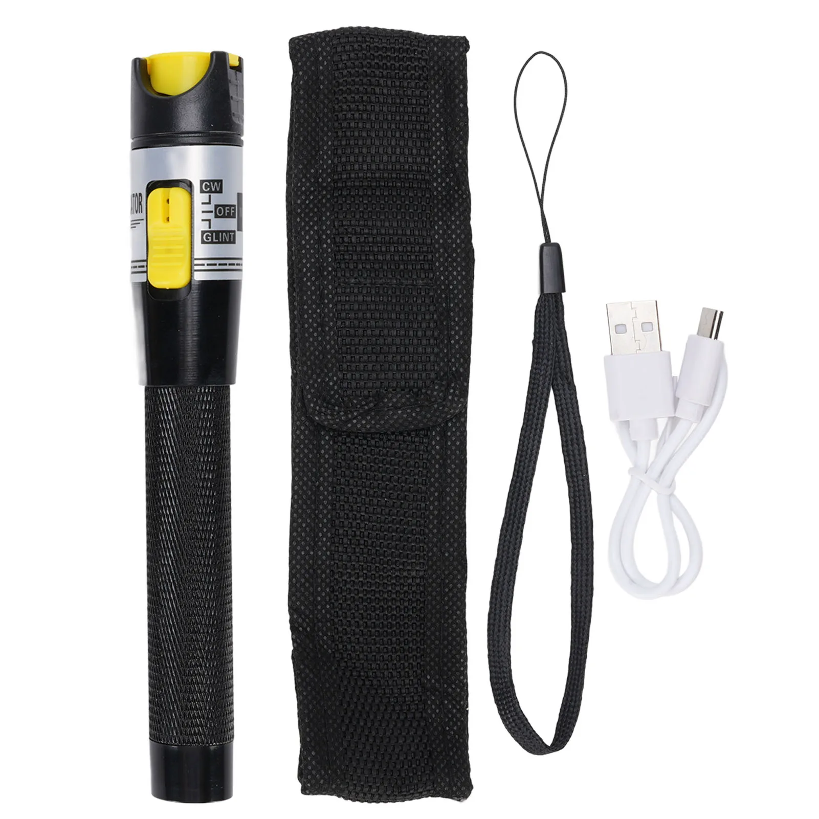 VFL – stylo de localisation visuelle de défauts de Fiber Portable Non tactile, outil de test de câbles optiques rechargeables de 50KM K-C15