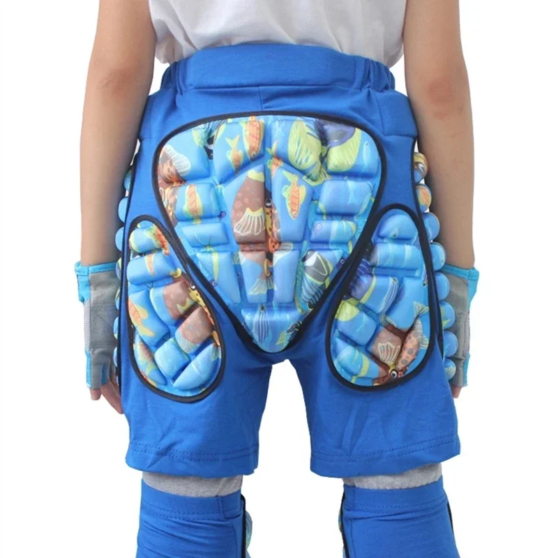 Kids Outdoor Roller Skating Protective Hip Padded Shorts Knee Pad Protection Ski Snowboard Shorts Skiing Rollerskates Protector