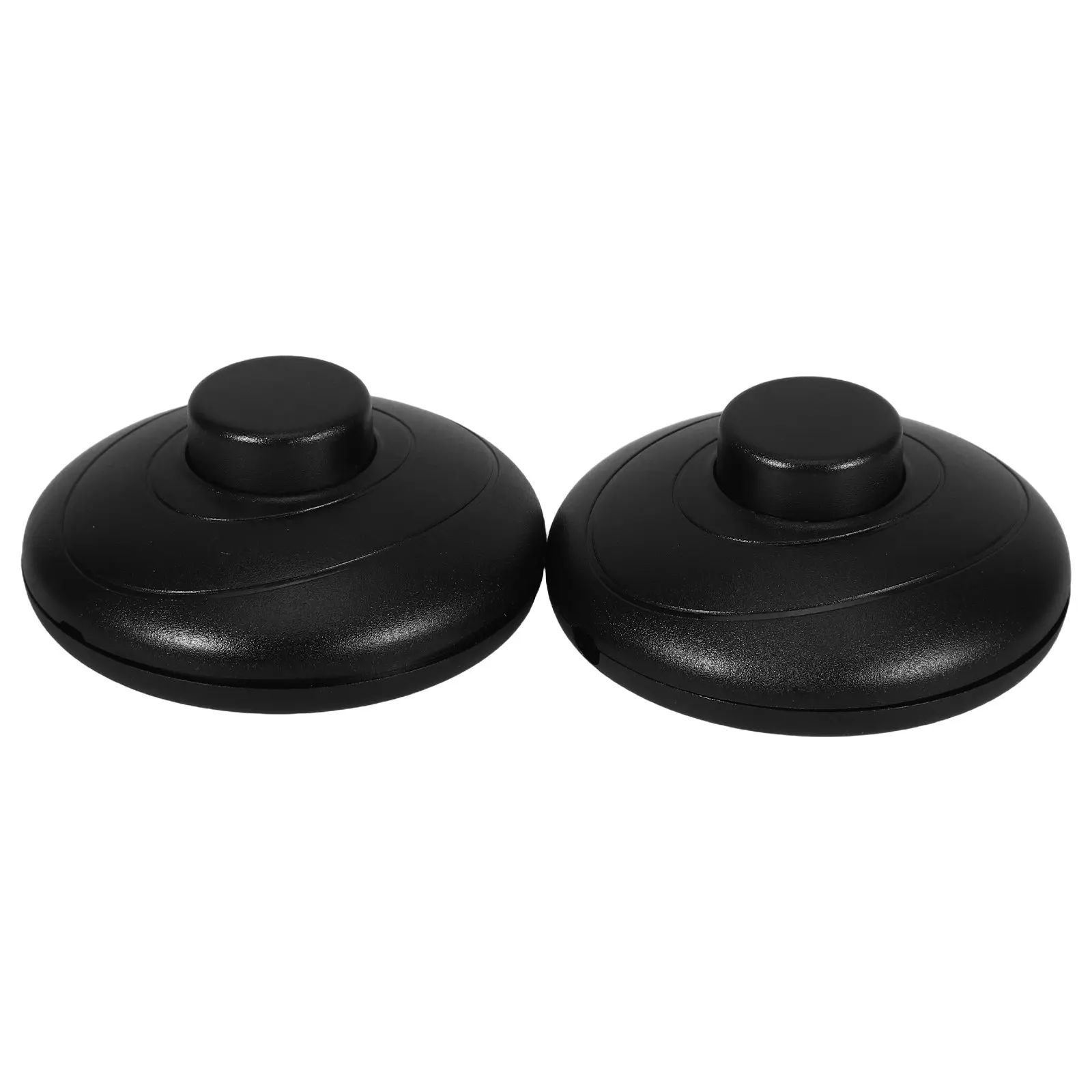 2pcs Multifunctional Switch Round Plastic Foot Control Step-On Button For Lamp Floor Lighting Replacement Parts Inline Pedal