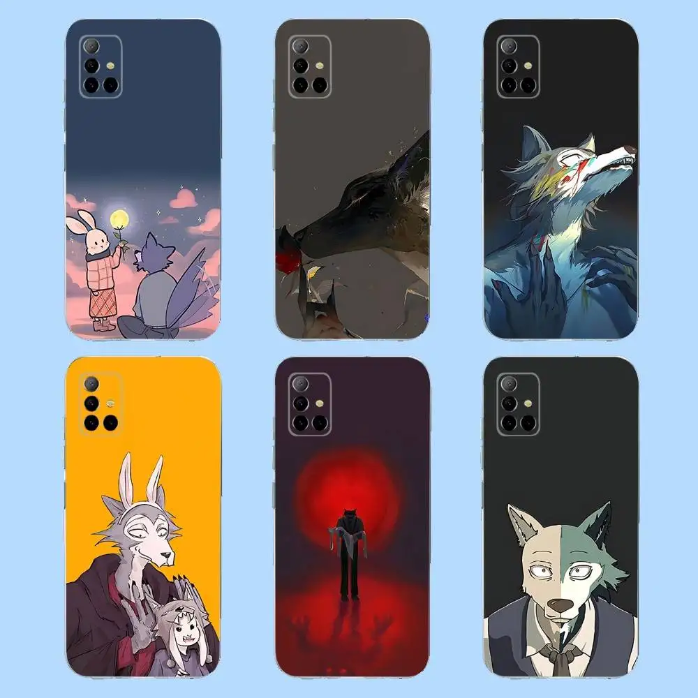 

B-Beastars Anime Phone Case For Samsung S 23,22,10,9,8 A 71,52,51,30,21S,12 PIus,E,Lite Note20 Ultra Clear Soft