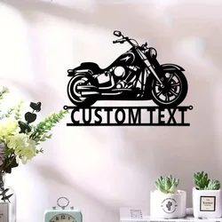 Custom Personalized motorcycle metal wall art custom motorcycle signs  dealership opening gifts