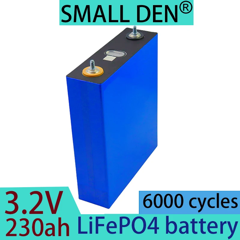 3.2V 230Ah LiFePO4 rechargeable lithium iron phosphate battery, suitable for RVs, golf carts, boats, and camping vehicles