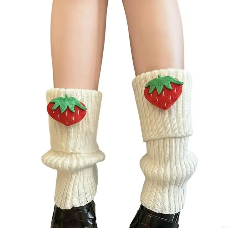 جوارب أنيمي قابلة للتمدد 270D بطول الكاحل مزيج من البوليستر الناعم وأغطية الساق الدافئة للفتيات والنساء