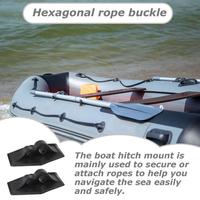 Canoe Motor Mount 2 Pieces Kayak Lanyard Seat Outboard Engine Buckle PVC Inflatable Boat Accessories For Fishing Boats Rafts