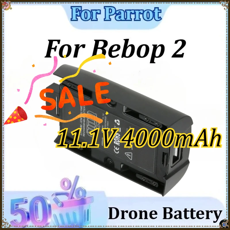 

11.1V 4000mAh for Parrot for Bebop 2 Drone Battery Upgrade Rechargeable Lipo Battery RC Quadcopter Parts Upgrade Lipo Battery