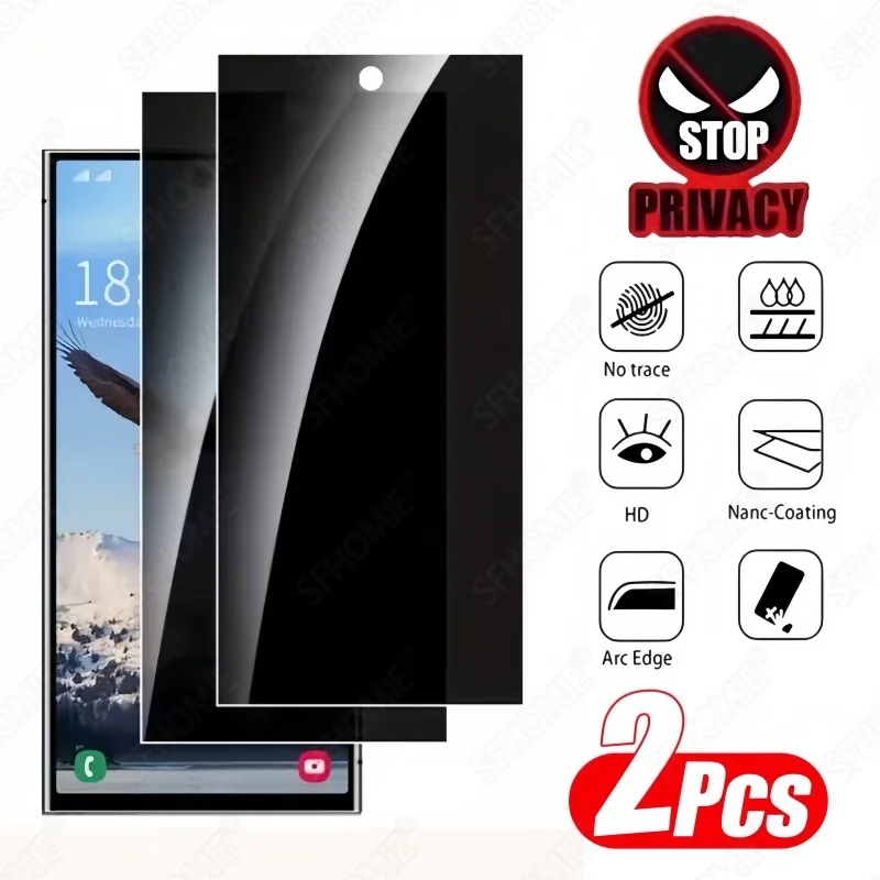 2 Stück Anti-Spy Displayschutzfolie für Xiaomi Redmi Note 10 11 12 13 Pro 10A 10C 12C 13C 14C 4G 5G 14S Panzerglas Sichtschutzfolie