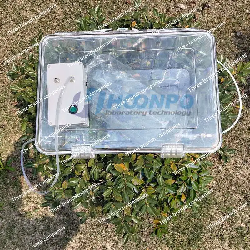 Odor Sampler Pollution Source Sampler Odor Sampling Pump/Vacuum Sampling Box, Including 10L Sampling Pump, Transparent