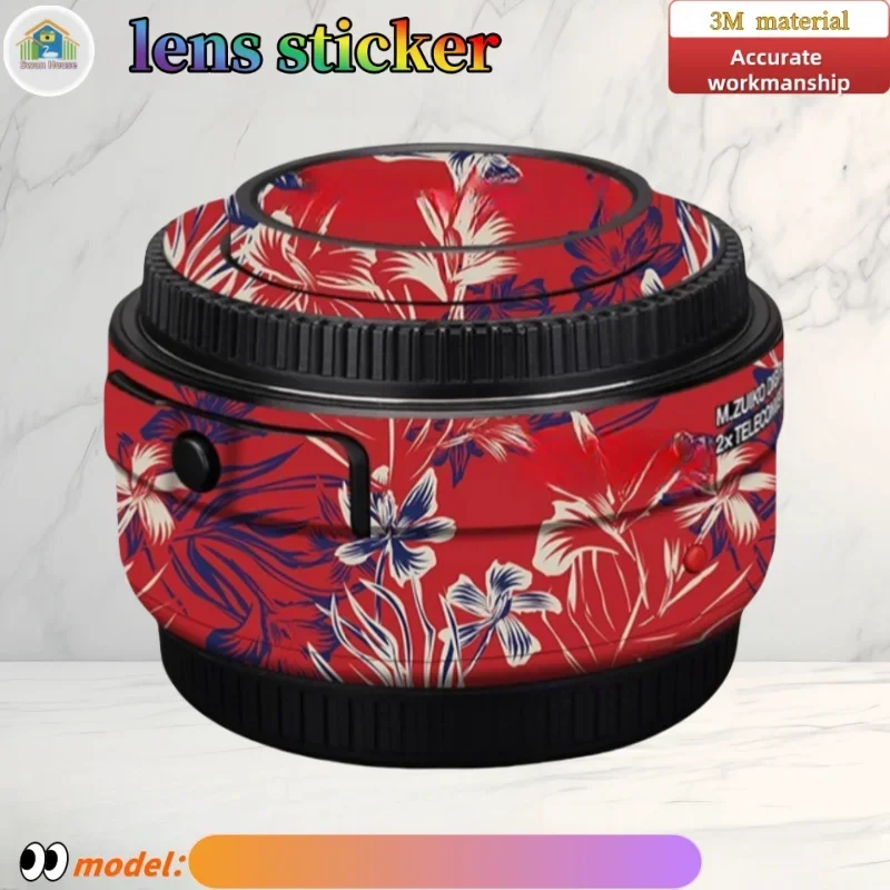 2X1.4 For OLympus 2X 1.4 Camera lens sticker, DIY skin, Precision tailoring wear-resistant protective film