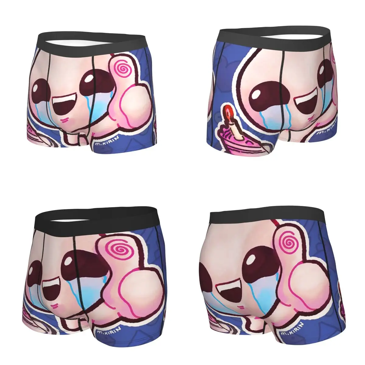 Boxer Underpants Shorts Isaac Pixel Panties Male Comfortable Underwear for Homme Man Boyfriend Gift