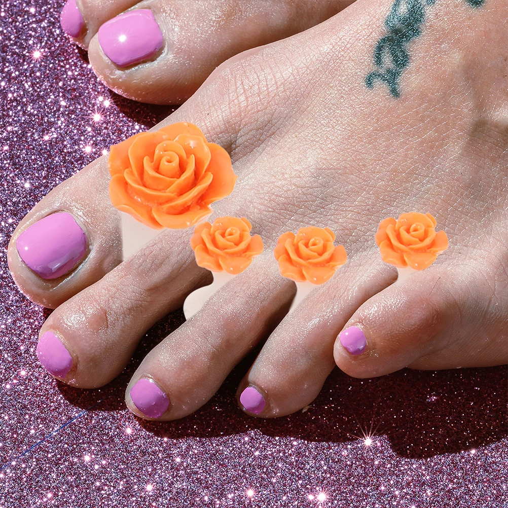 

16Pcs Toe Separators for Nail Polish Silicone Pedicure Tools Toe Spacers for Women DIY Nail Art Salon Use Pedicure Tools