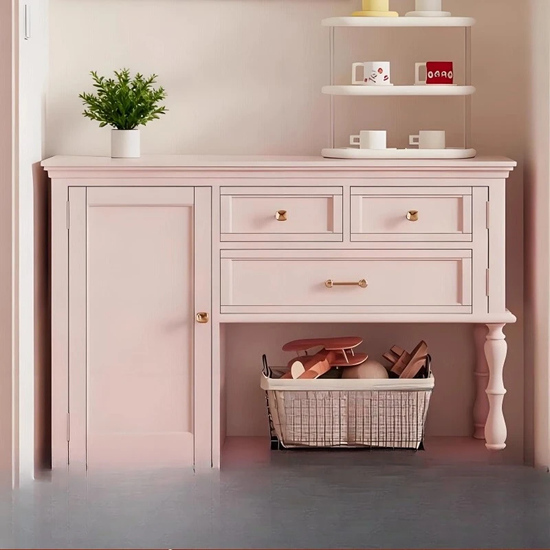 

Solid wood color chest, side cabinet, simple entrance cabinet, bedroom storage storage cabinet