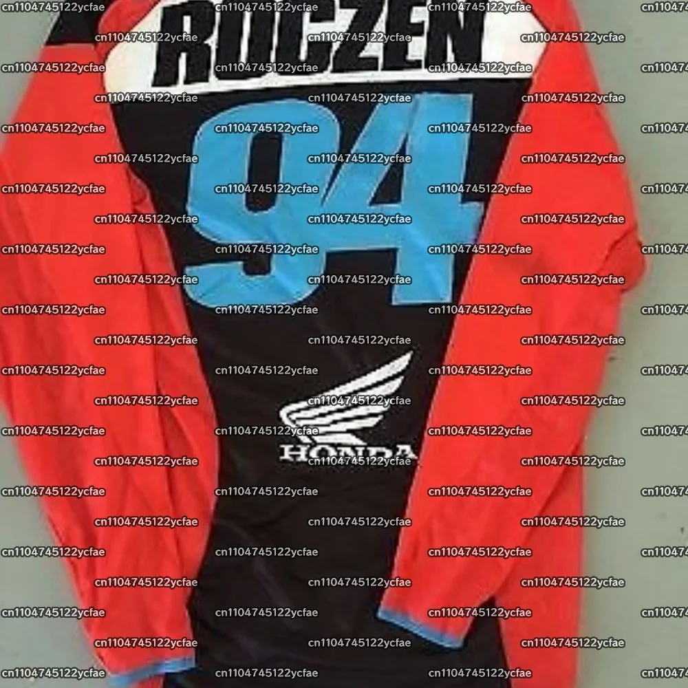

Осенняя копия для мотокросса Ken Roczen 94, Джерси Honda Racing Team Reprint, 2024, свободная дышащая, с 3D принтом, быстросохнущая, с длинным рукавом