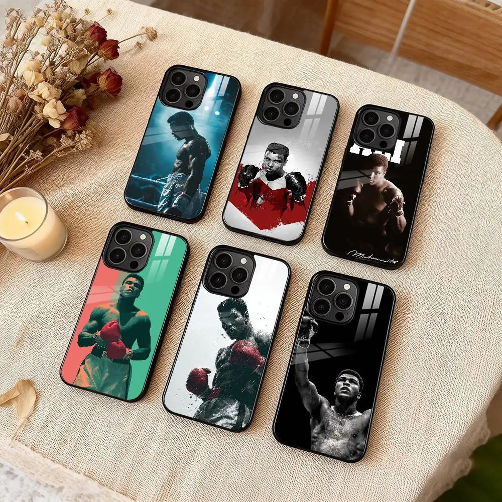 

Boxing M-Muhammad Ali Phone Case For iPhone 17,16,15,14,13,12,Plus,Pro,Max For Magsafe Magnetic Wireless Charge