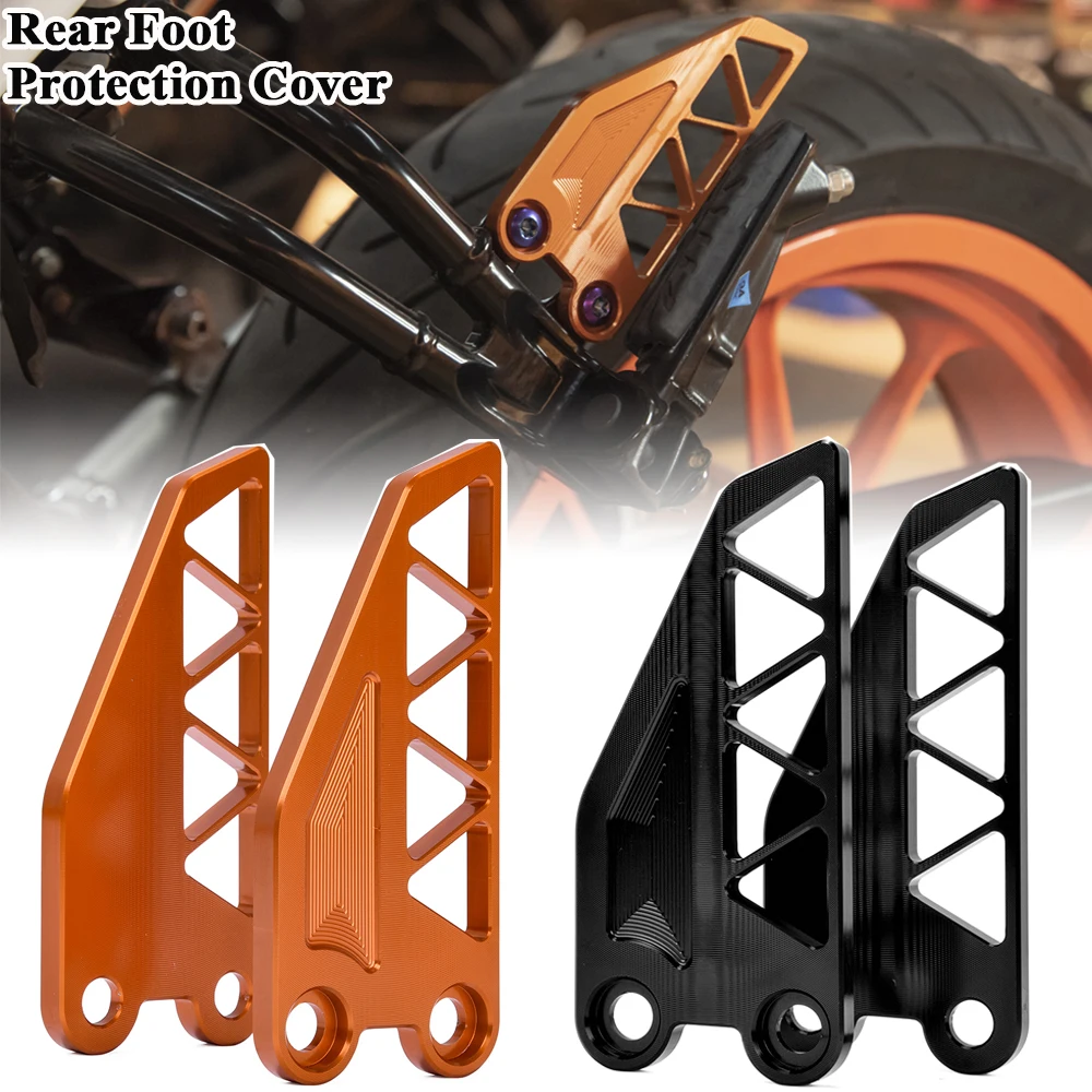 

For KTM Duke 125 250 390 2017 2018 2019 2020 Motorcycle Rear Wheel Shock Guard Heel Protective Cover Guard Foot Flanks Accessory