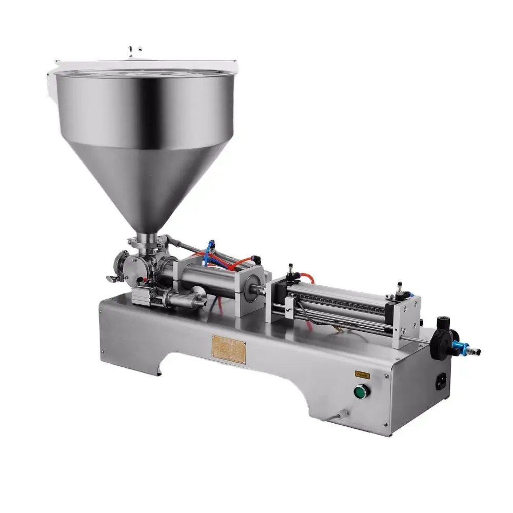 Filling Machines 50-500ml Semi-auto Pneumatic Liquid Filling with 30L Hopper Liquid Filling Machine