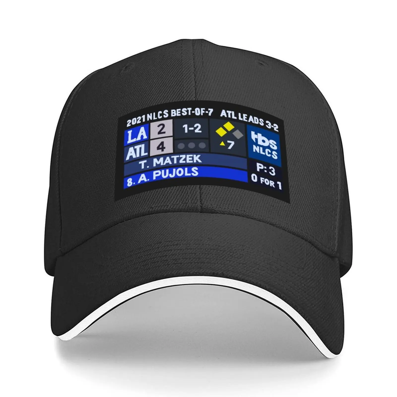 

Tyler Matzek Game 6 Scoreboard Baseball Cap Icon fishing hat men's big size hat Military Tactical Cap Caps Women Men's