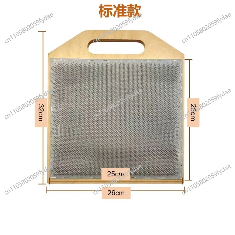 DIY Manual Wool Combing Machine, Wool Felt Colour Mixer for Fast Colour Mixing, Combing, And Spinning