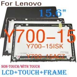 AAA + 15,6-дюймовый ЖК-дисплей FHD для Lenovo Ideapad Y700-15 Y700-15ISK Y700-15ACZ ЖК-дисплей с цифровым преобразователем сенсорного экрана в сборе с рамкой