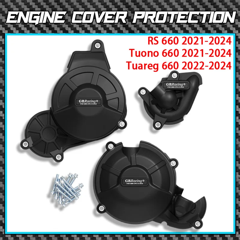 Funda protectora para motor de motocicleta, para RS660 TUONO 660 Tuareg 660 2021-2024 2024, protectores de motor GBRacing