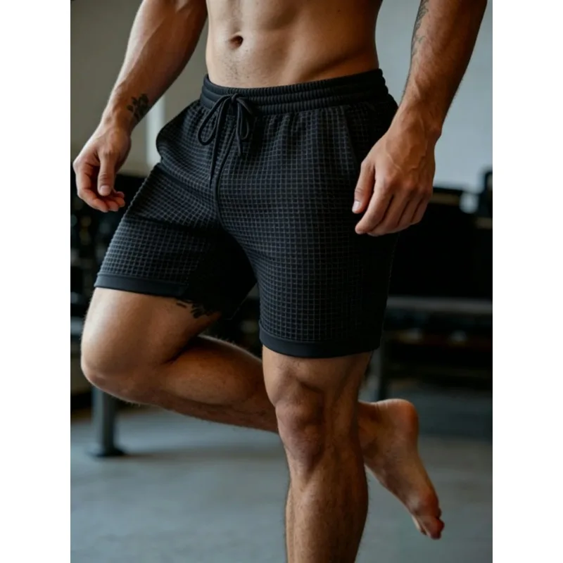 

Mens Mesh Breathable Running Shorts Quick Dry Loose Fit Elastic Waist Gym Fitness Training Workout Jogging Summer Casual