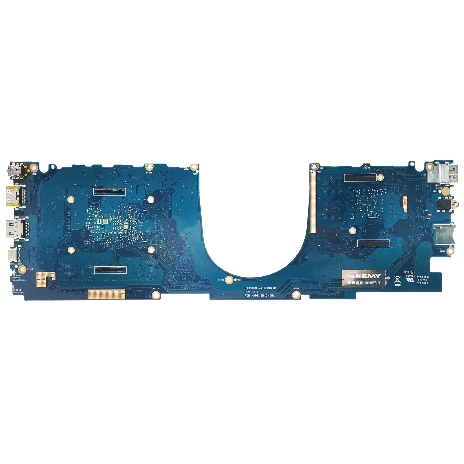 UX331UN Ordinateur Portable Carte Mère Pour ASUS UX331 UX331U UX331UN UX331UAL Ordinateur Portable Carte Mère CPU I3 I5 I7-7th 8e 8G 16G RAM V2G