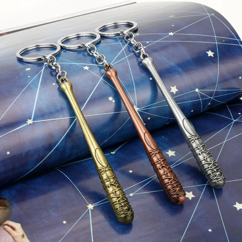 The Walking Dead baseball Bat Keyring Negan's Bat Stick LUCILLE Same Mini Keyring Backpack Car Pendant Holiday Jewelry Gift