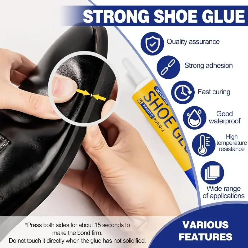 60/300ml Strong Shoe-Repairing Adhesive Universal Waterproof Shoe Leather Shoe Repair Glue Household DIY Handmade Repair Sealant