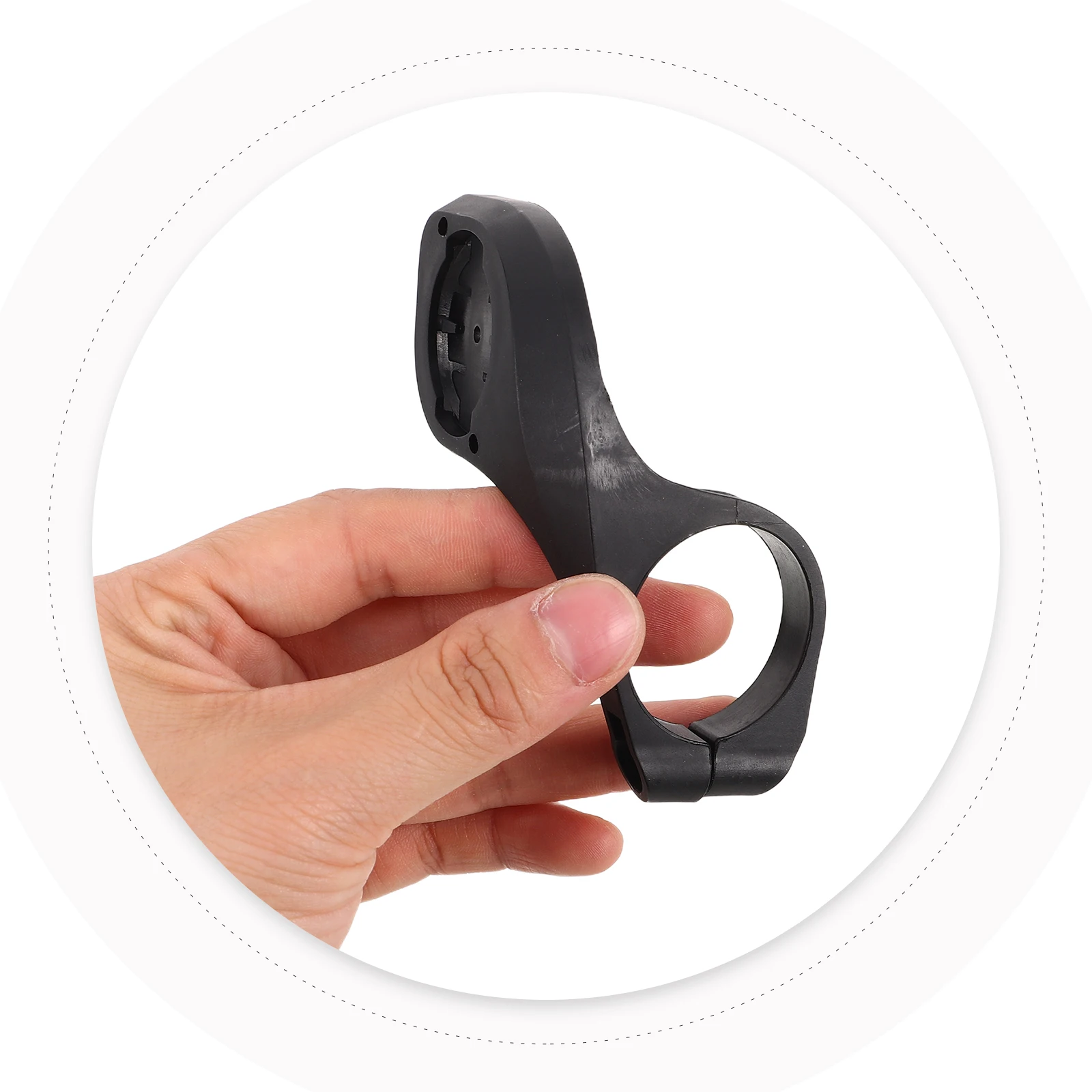 2Pcs Bike Computer Extension Bracket Stable Lightweight Mounting Support Adjustable Handlebar Adapter for Cycling Stopwatch