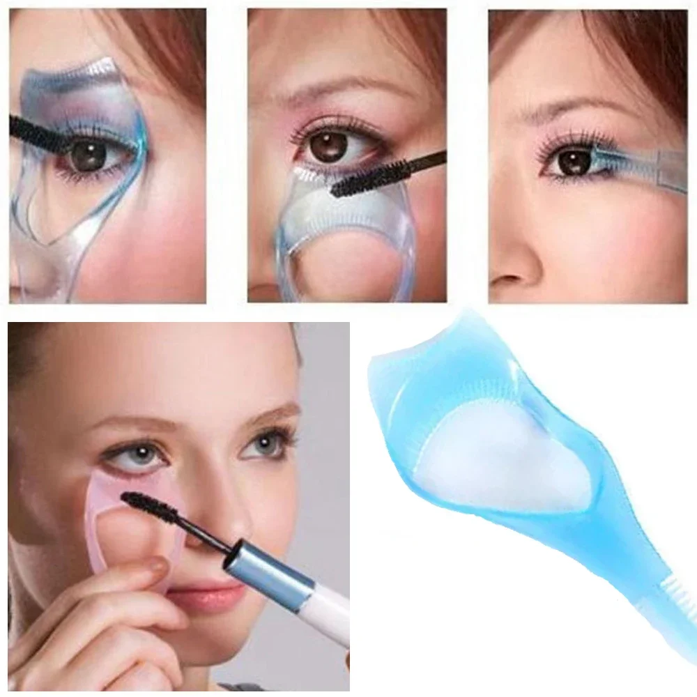 Eyelash Tools 3 In 1 Makeup Mascara Shield Guard Curler Applicator Comb Guide Card Makeup Tool Beauty Cosmetic Tools Wholesale