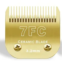 7FC/5FC/4FC/#10/#30/#40 Detachable Pet Dog Clipper Ceramic Blades Set Compatible with Andis,Oster A5,Wahl KM10 Series Clippers