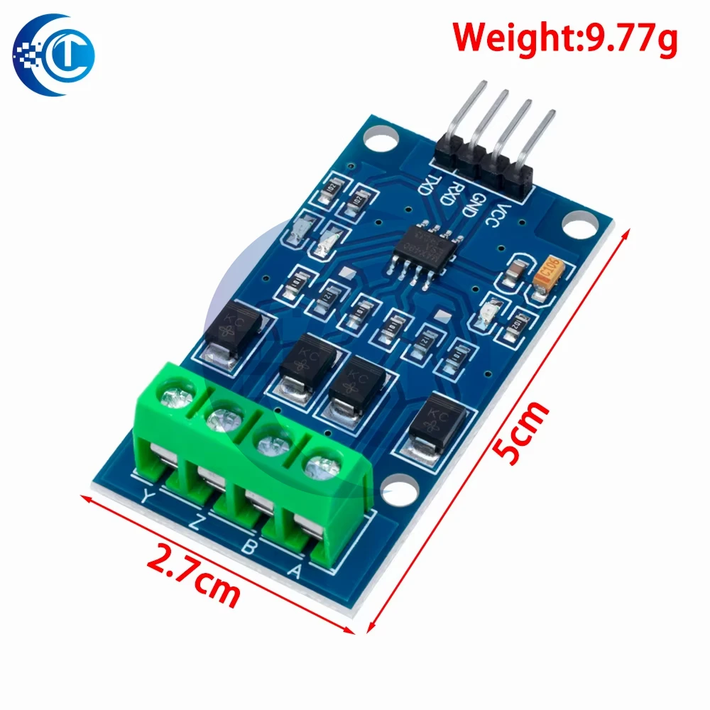 MAX490 RS422-TTL 양방향 변환 모듈 - 전이중 양방향 신호 트랜시버