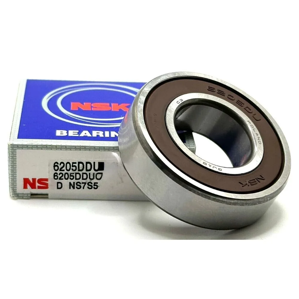 

NSK 6205 DDU DEEP GROOVE BALL BEARING, RUBBER SEALED 25x52x15mm 6205-2RS 6205LLU