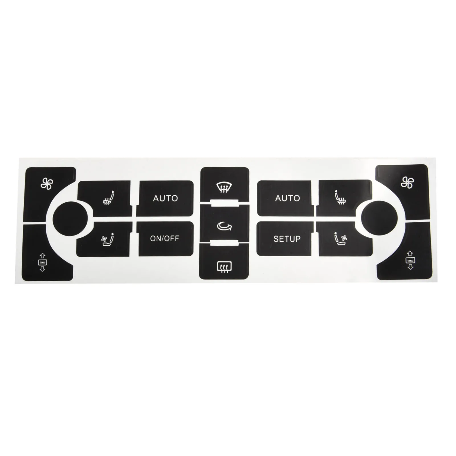 Radio Clima \Headlight Button \Repair \Stickers For Audis A8 D3 02-09 For Worn Knob Switch Interior Decal Decoration Car Styling