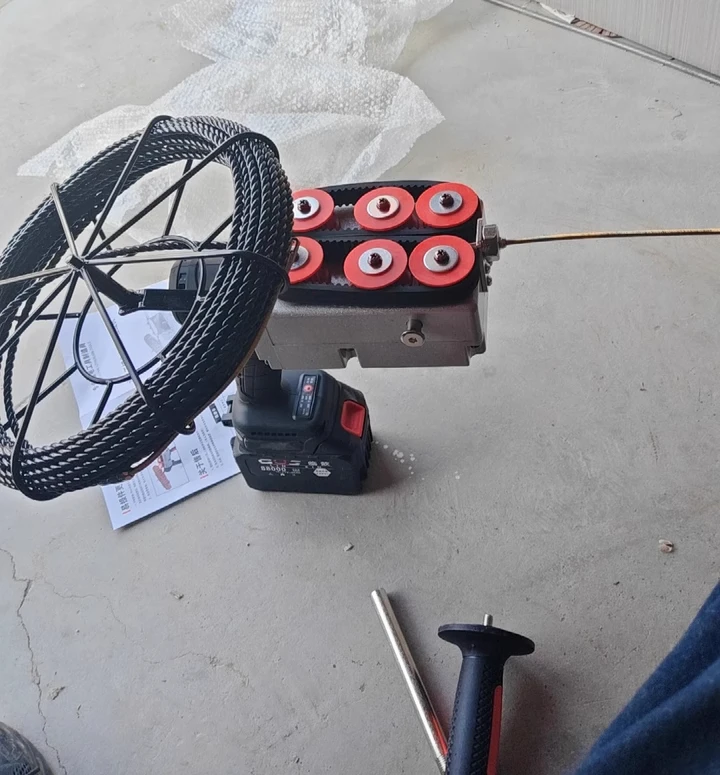 Electric Threading Machine Electrician Wire Pulling Tool Cable Threading Machine for Hidden Pipes