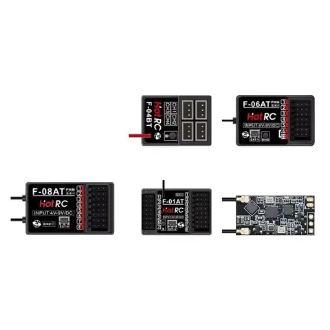 Hotrc Remote Control First Generation Receiver Full Series F-04/f-06at Gyroscope Version Light Control Version Sbus Version