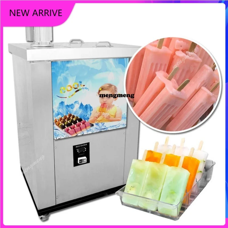 

M138 Commercial Stainless Steel Air Cooling Ice Popsicle Maker Machine Small Making Ice Popsicle Machine For Snack Food Factory