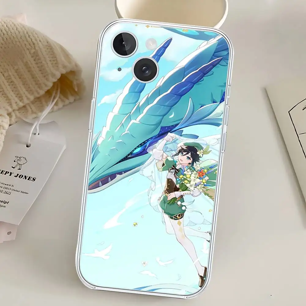 Personaggio del gioco V-Venti Cassa Del Telefono Per Iphone17 16 15 11 13 14 Pro Max 7 8 Plus Xr Xs Max Se2020 12mini Trasparente Cov