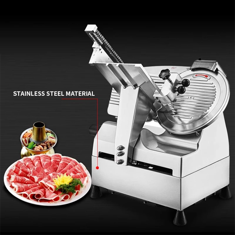ماكينة تقطيع اللحوم الكهربائية الصغيرة الأوتوماتيكية، ماكينة تقطيع الخضروات، ماكينة تقطيع اللحم البقري ولحم الضأن، ماكينة تقطيع الخبز النباتي