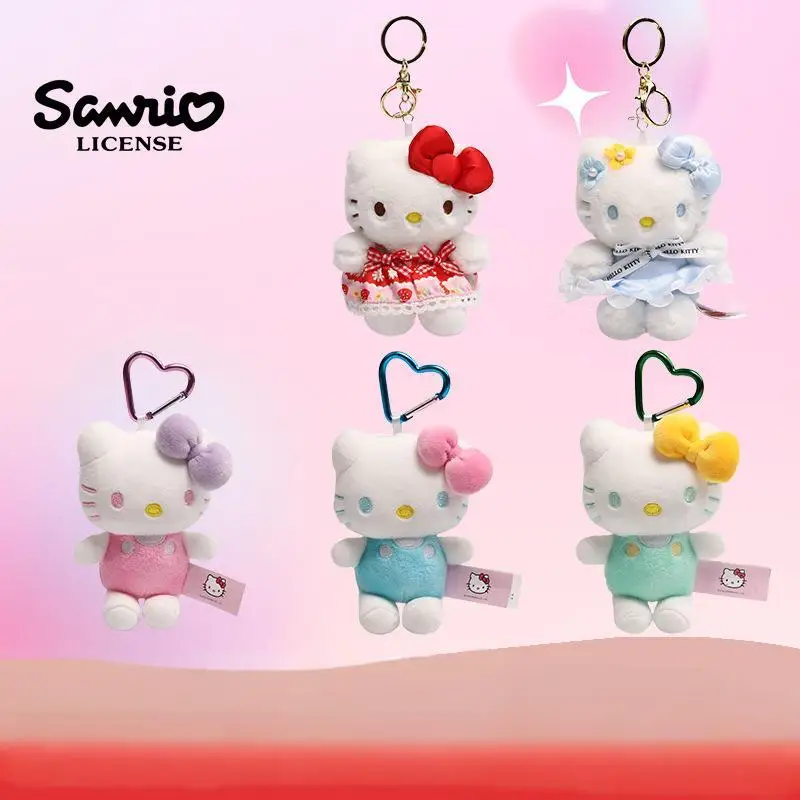 سانريو الكلاسيكية Kawaii القطيفة دمية مرحبا ميلودي المفاتيح حقيبة الظهر قلادة سوبر لينة الكرتون الأطفال مهرجان هدية