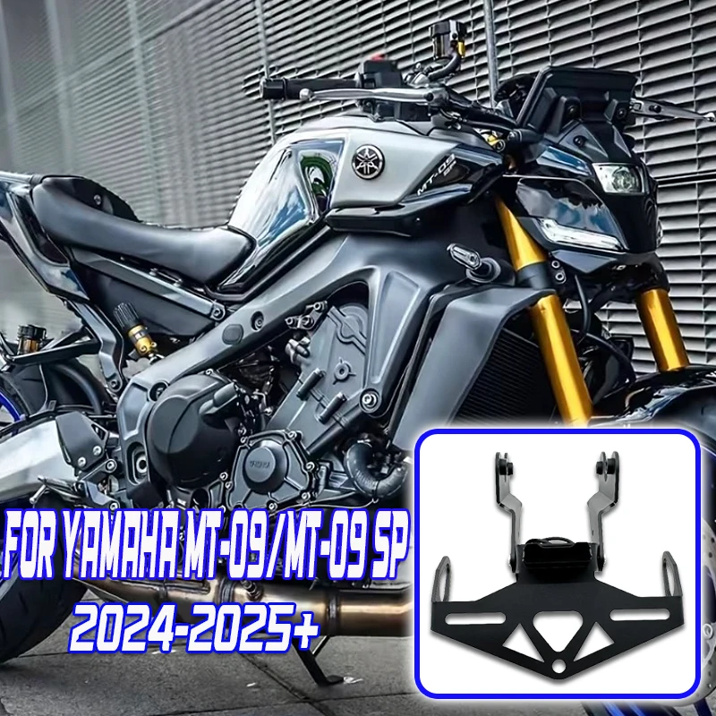 

New mt09 Collapsible stainless steels Motorcycle Rear License Plate Holder For Yamaha MT-09 MT-09SP MT 09 MT 09SP 2024 2025 2026