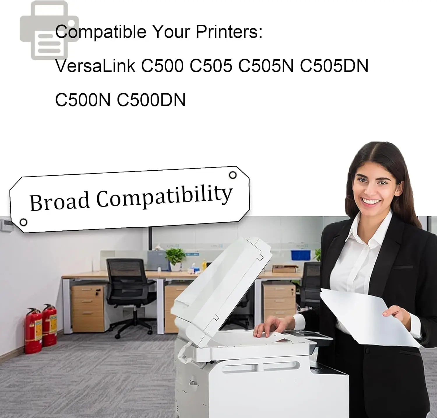 Compatible for Xerox C500 Toner Cartridges for 106R03862 106R03863 106R03864 106R03865 For Xerox VersaLink C505 C500N Printers