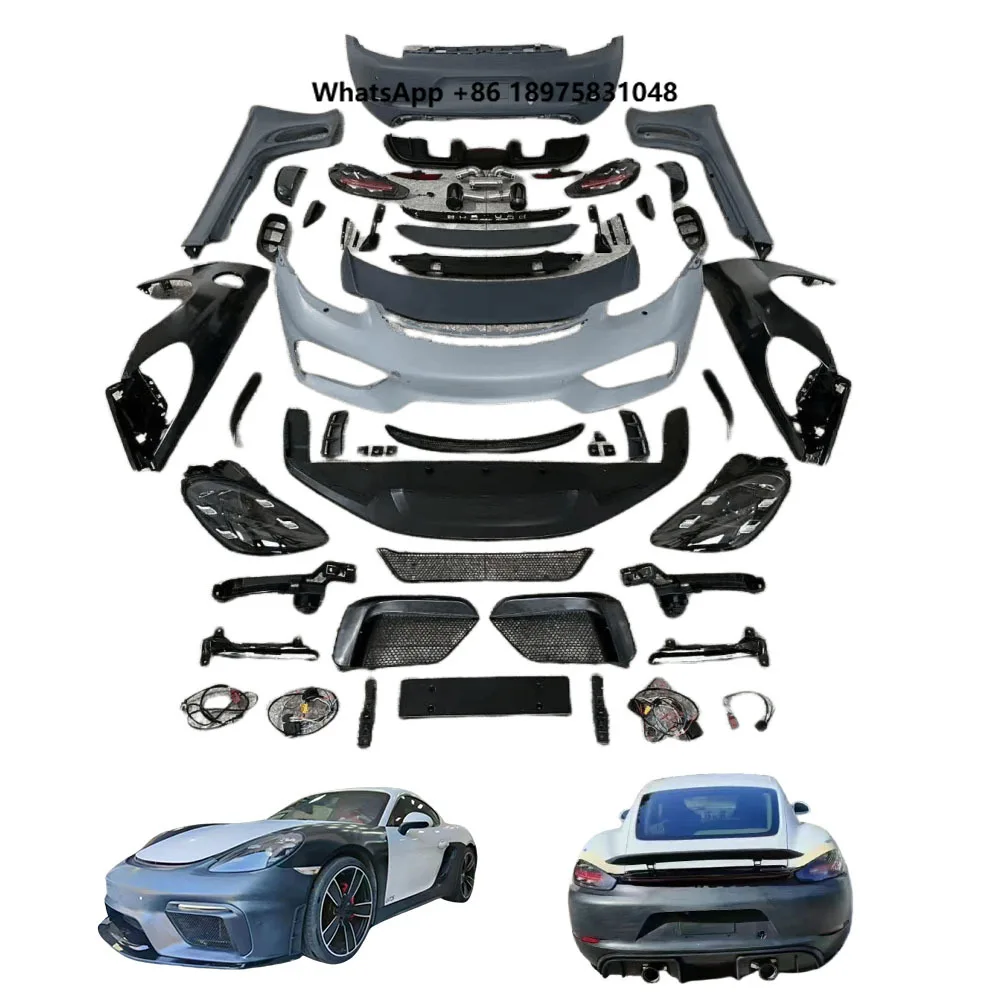 

Widebody Bodykit for ’Posche Cayman 981 Body Kit Upgrade 718 GT4 PP Bumper Kit 718 for Cayman 981 GT4 Style