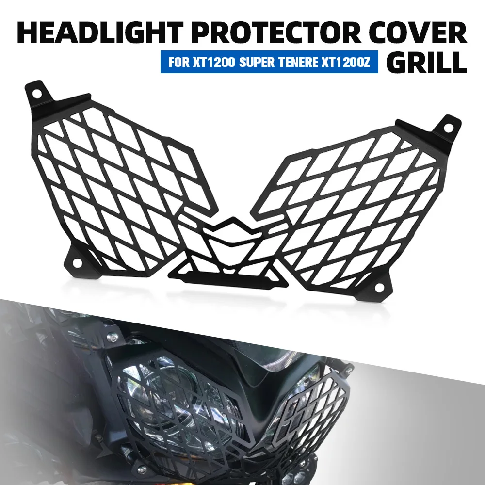 

Motorcycle Headlight Head Light Guard Protector Cover Grill For YAMAHA XT 1200Z Super Tenere 12000 XT1200Z 2010-2021 XTZ1200
