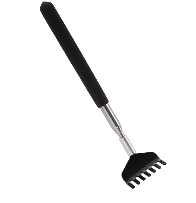 Adjustable Stainless Steel Telescopic Back Scratcher Massager - Pain Relief Tool for Deep Tissue Back Neck Massage