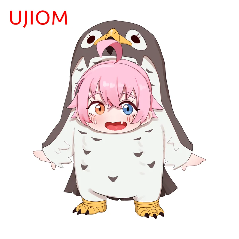UJIOM Cartoon Penguin Takanashi Hoshino Wall Sticker Artistic Advance Guard Eye Catching Waterproof PVC Decal Light Switch Decor