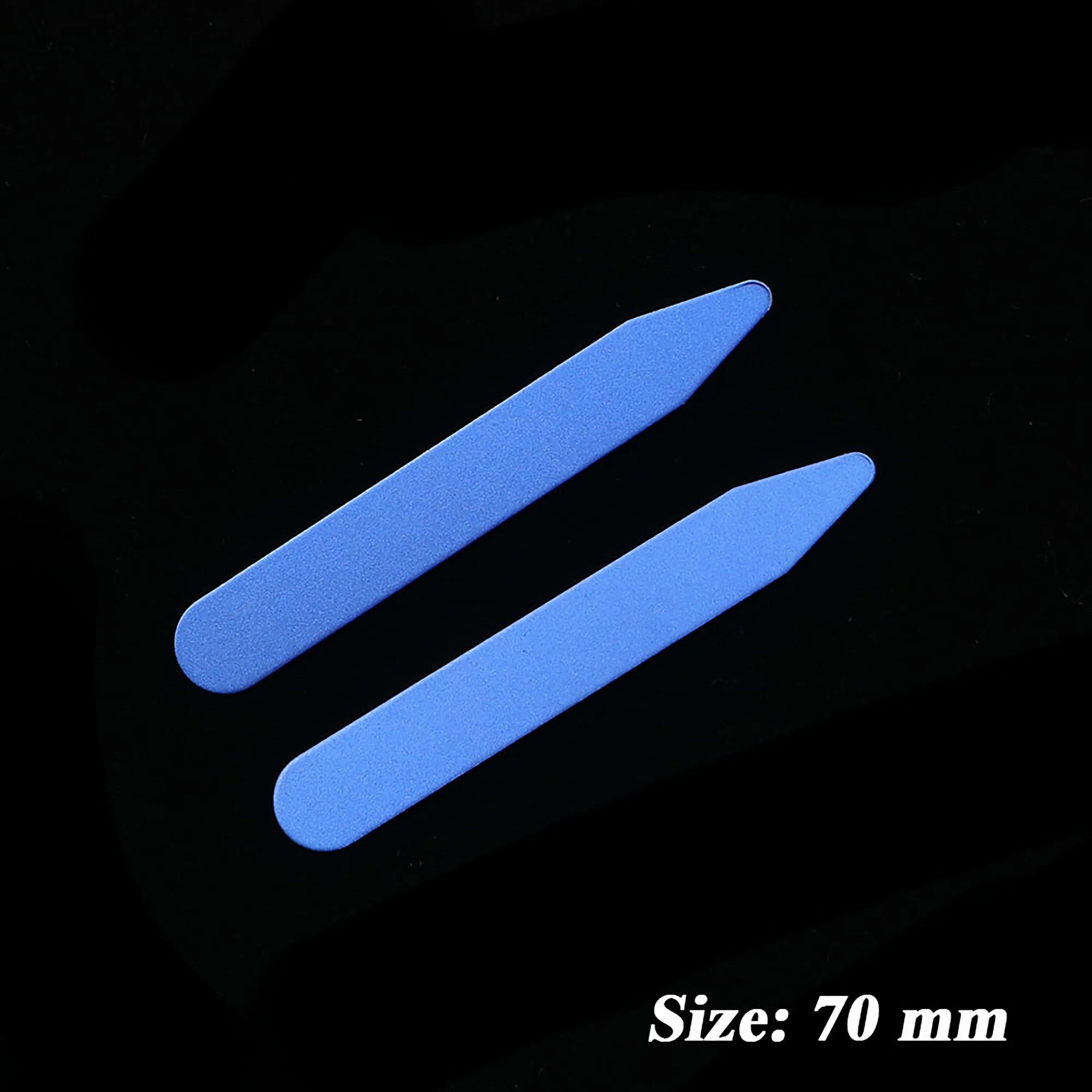 2Pcs Metal Collar Stays Stiffeners Bones For Bussiness Party Dress Shirt Men\'s Gifts Fish Type Blue Collar Support Man Jewelry