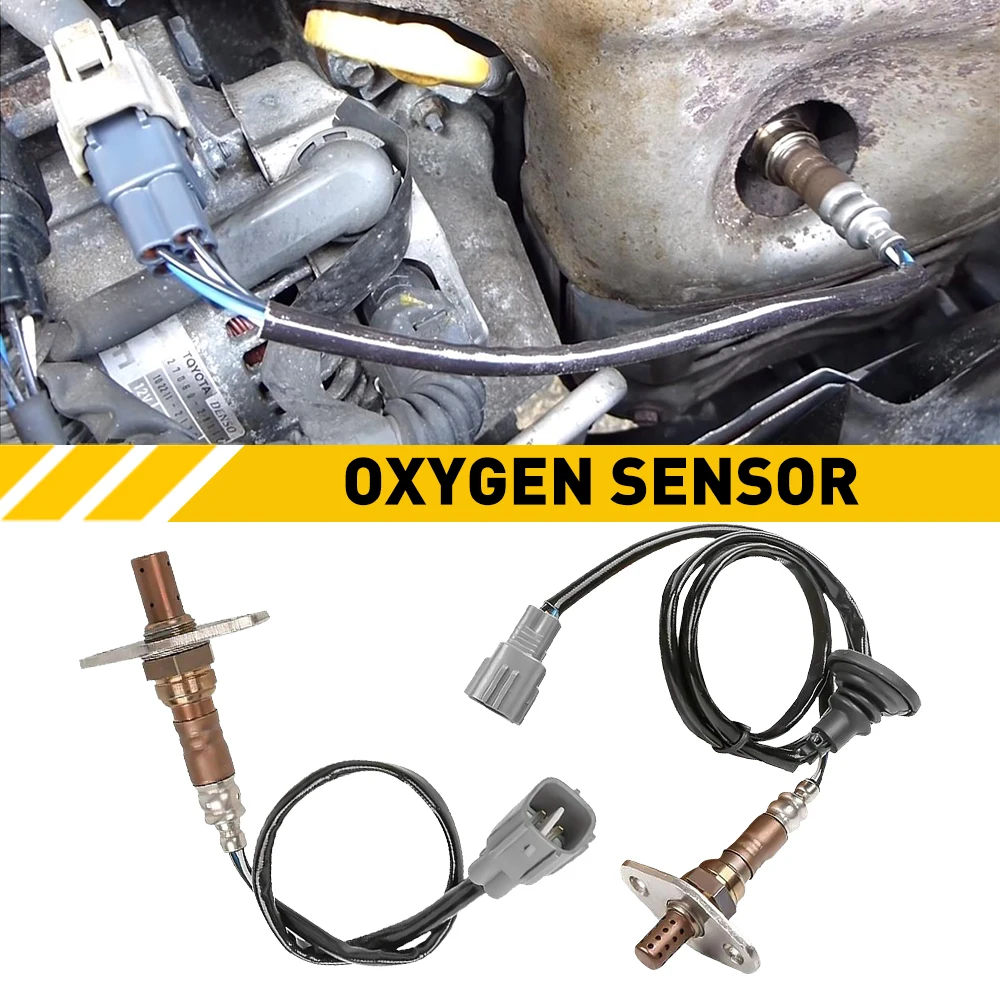 2Pcs Upstream & Downstream Oxygen Sensor For Toyota Tacoma L4-2.4 L4-2.7 V6-3.4 2000 2001 2002 2003 2004 213-2857 OS1514 13613